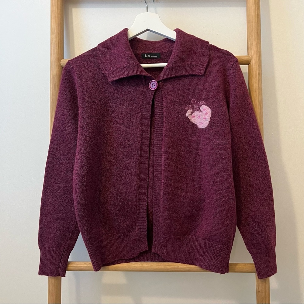Strawberry cardigan